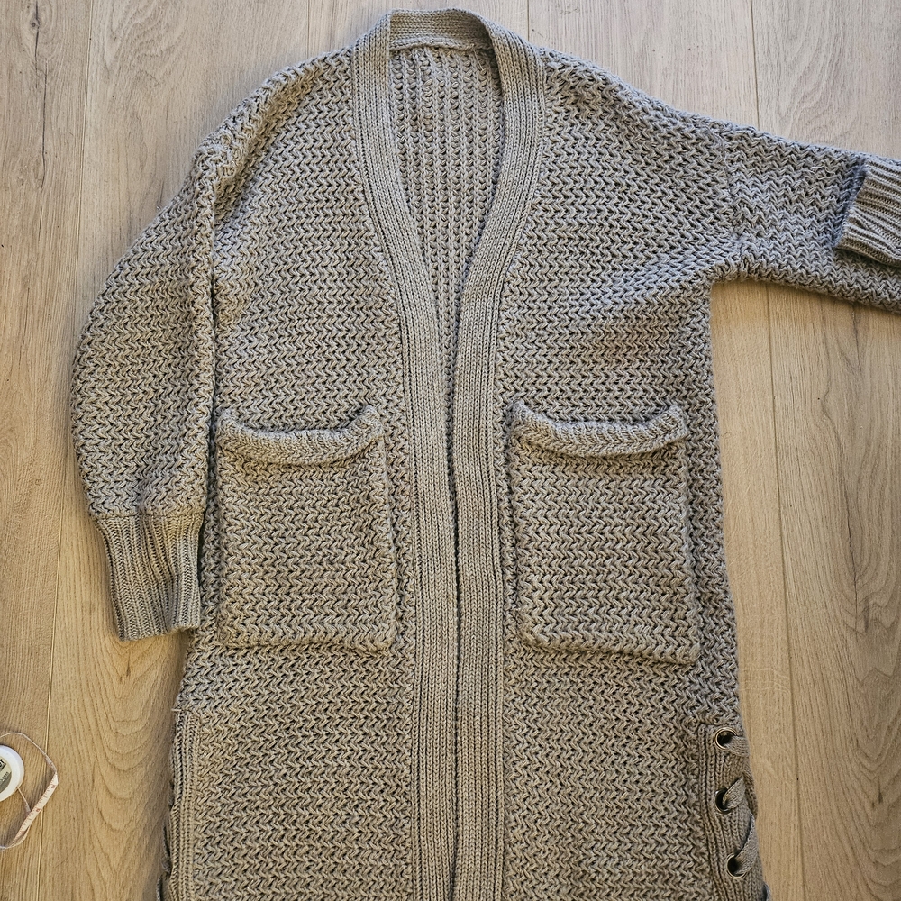 Cozy Knit Cardigan - Tan